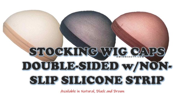 Double Sided Silicone Lined Stocking Wig Cap