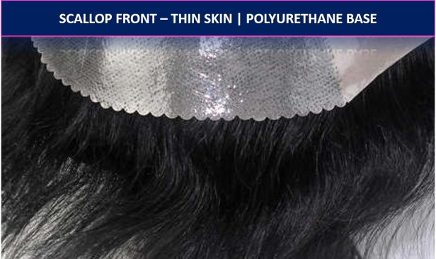 Scallop Front Hairline - Skin Base_Polyurethane Foundation