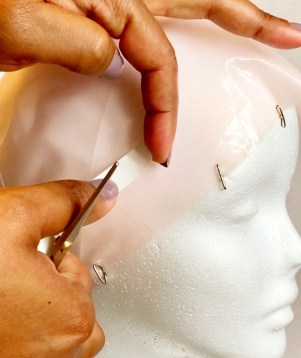 Measuring the Double Sided Tape on Tear - WigmakingBlog.com