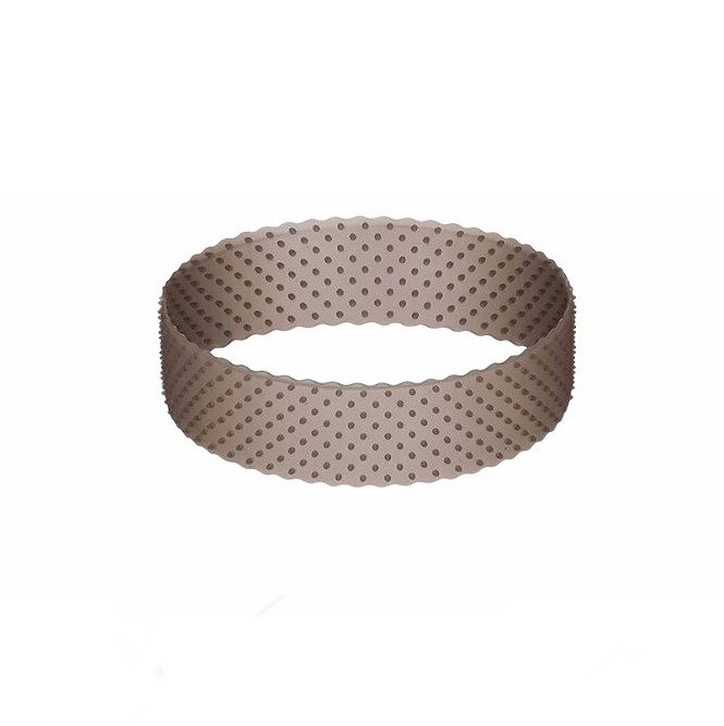 Brown silicone wig grip headband for comfort and fit.  Non slip