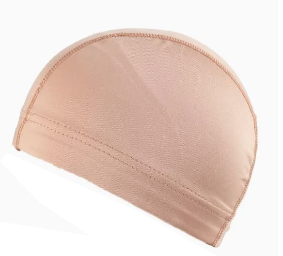 Spandex dome cap natural - beige color